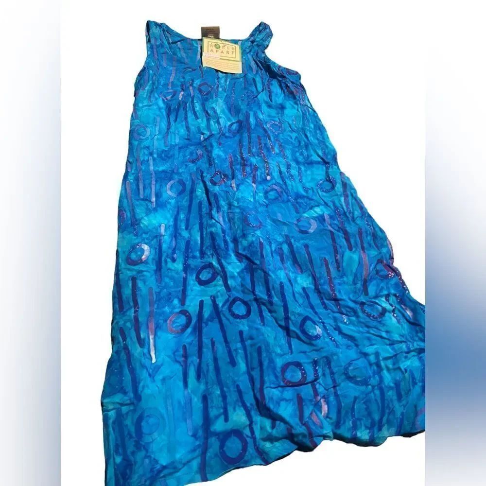 World Apart size XS turquoise gorgeous dress boutique quality new with tags